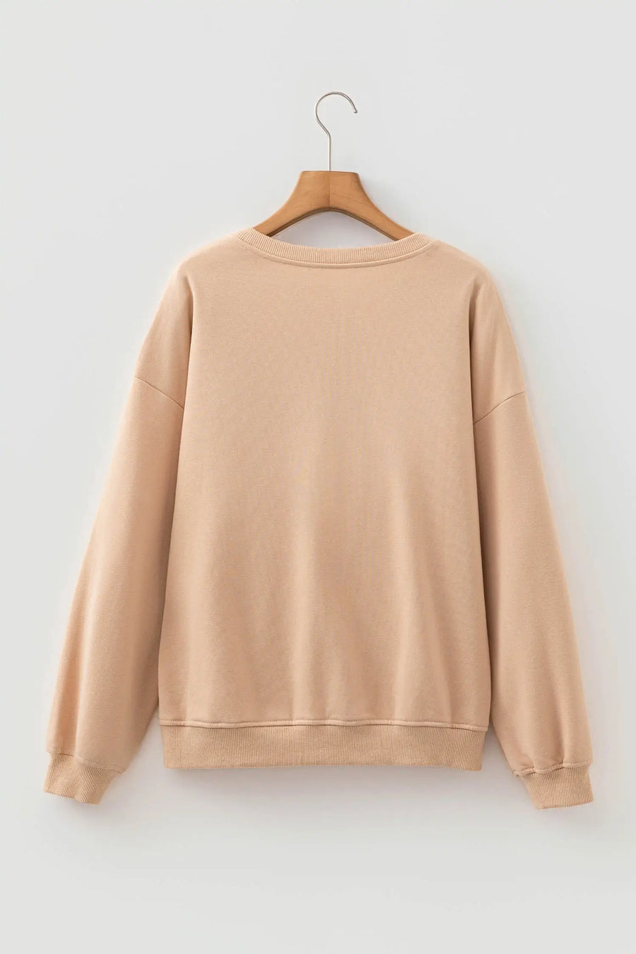 Parchment Horseshoe Embroidered Drop Shoulder Sweatshirt Women UK