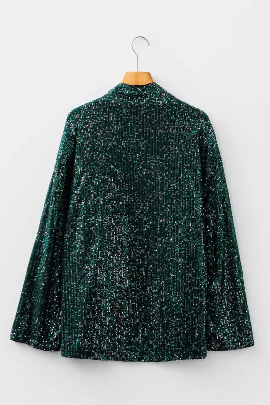 Women’s evergreen glitter sequin blazer | fashionfitz