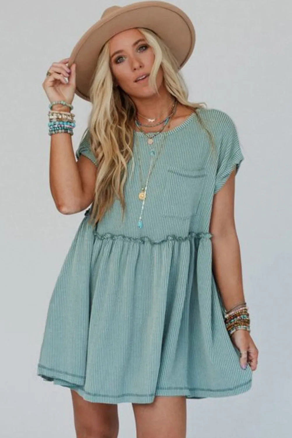 Knit Couture Swing Dress - Fashionfitz