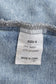 Blue lapel distressed raw hem buttons denim jacket - jackets