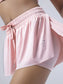 Dove wings sports shorts - pastel pink / s - active