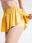 Dove wings sports shorts - yellow / s - active