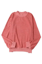 Drop Shoulder Crew Neck Pullover Sweatshirt - Fashionfitz