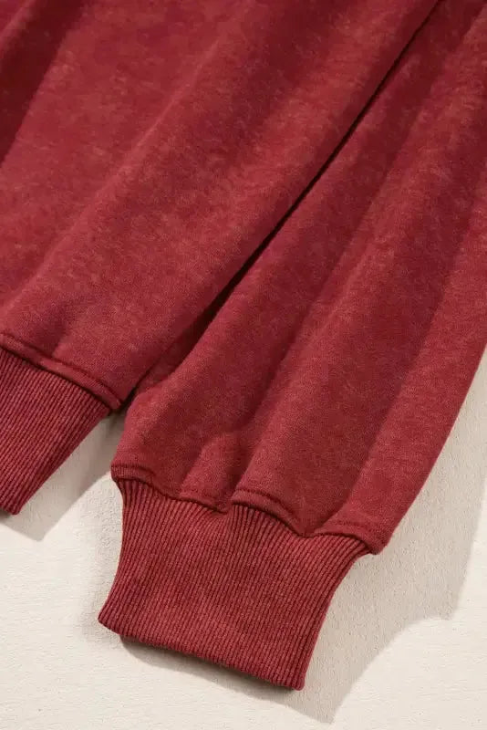 Drop Shoulder Crew Neck Pullover Sweatshirt - Fashionfitz