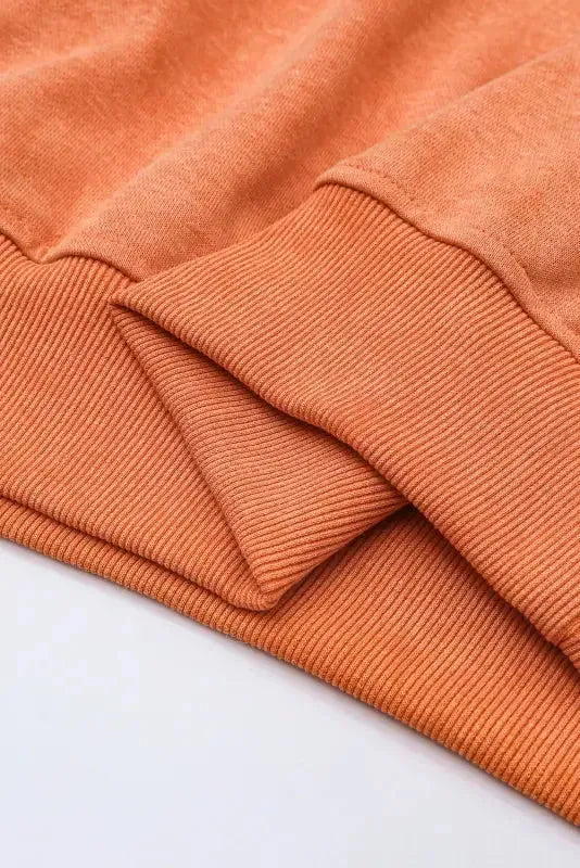 Drop Shoulder Crew Neck Pullover Sweatshirt - Fashionfitz