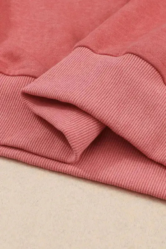 Drop Shoulder Crew Neck Pullover Sweatshirt - Fashionfitz