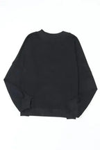 Drop Shoulder Crew Neck Pullover Sweatshirt - Fashionfitz