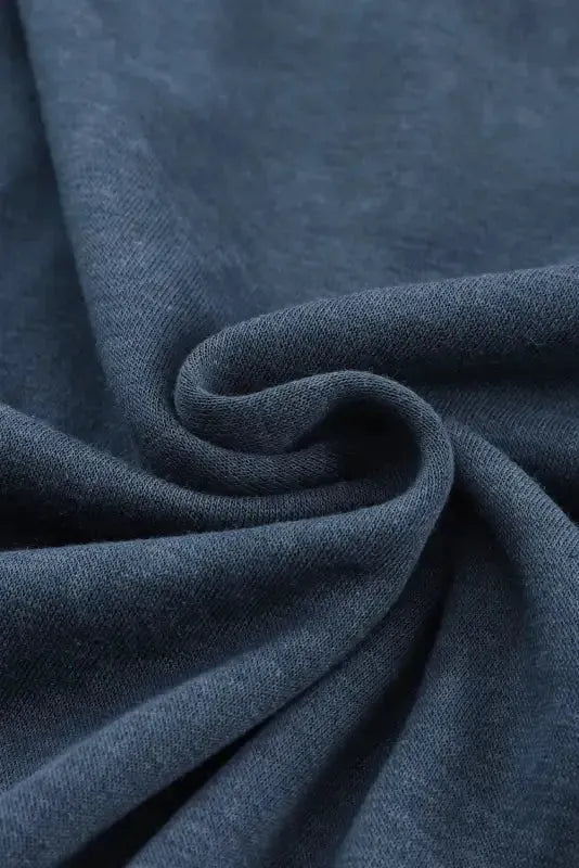 Drop Shoulder Crew Neck Pullover Sweatshirt - Fashionfitz