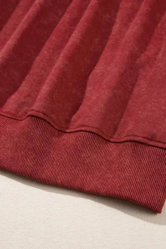 Drop Shoulder Crew Neck Pullover Sweatshirt - Fashionfitz