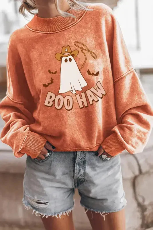 Drop Shoulder Crew Neck Pullover Sweatshirt - Fashionfitz
