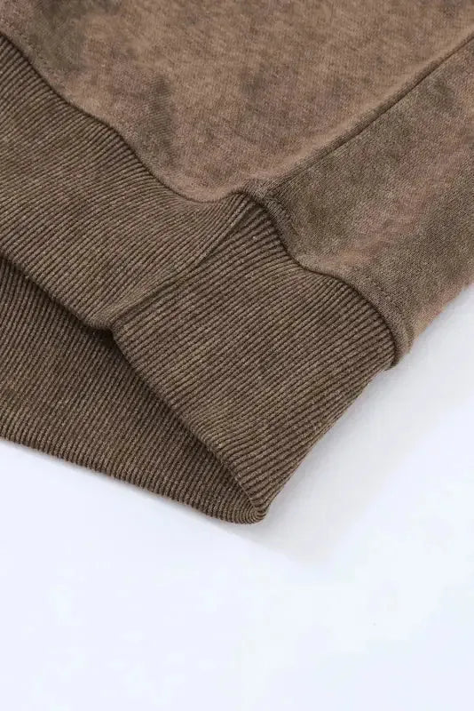 Drop Shoulder Crew Neck Pullover Sweatshirt - Fashionfitz