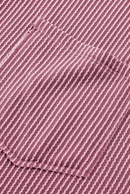 Dropped Shoulder Plus T-Shirt - Rose Pink - Fashionfitz