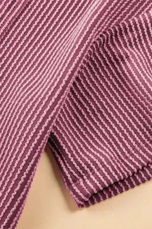 Dropped Shoulder Plus T-Shirt - Rose Pink - Fashionfitz