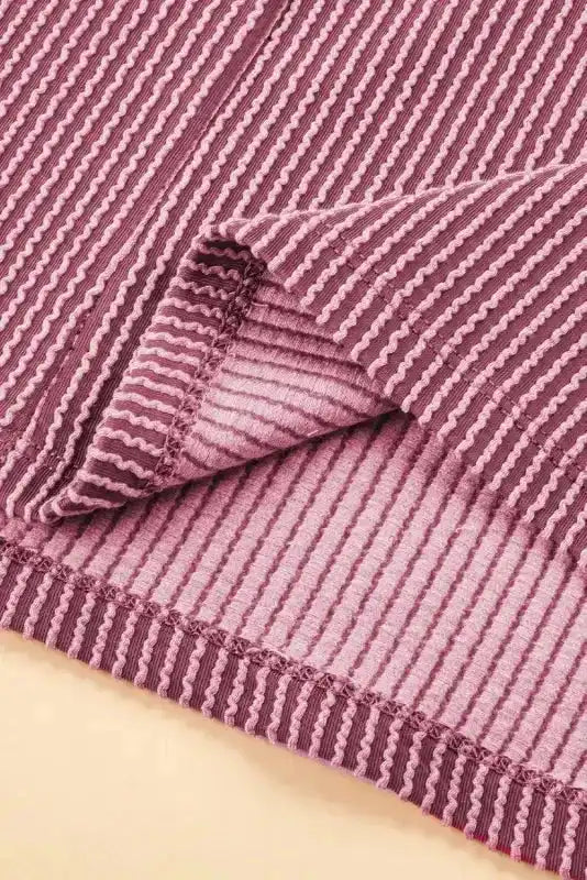 Dropped Shoulder Plus T-Shirt - Rose Pink - Fashionfitz