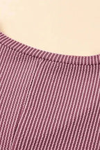 Dropped Shoulder Plus T-Shirt - Rose Pink - Fashionfitz