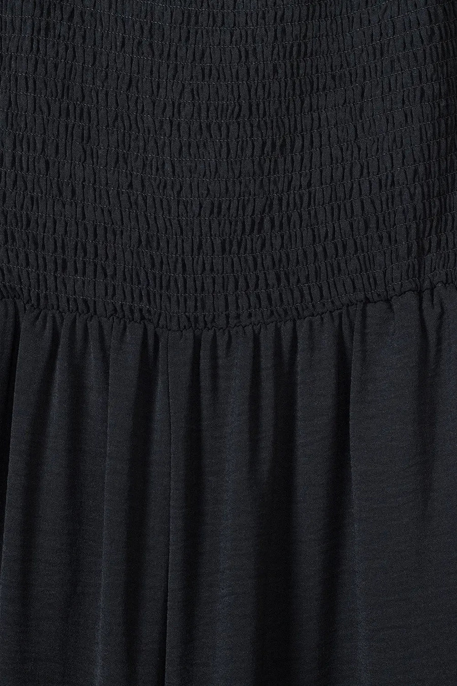Smocked Wide Leg Jumpsuit - Fashionfitz