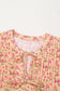 Floral Half Sleeve Blouse Top – Women’s Boho Casual Printed Blouse