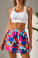 Rose GeoWave Swim Shorts - Fashionfitz