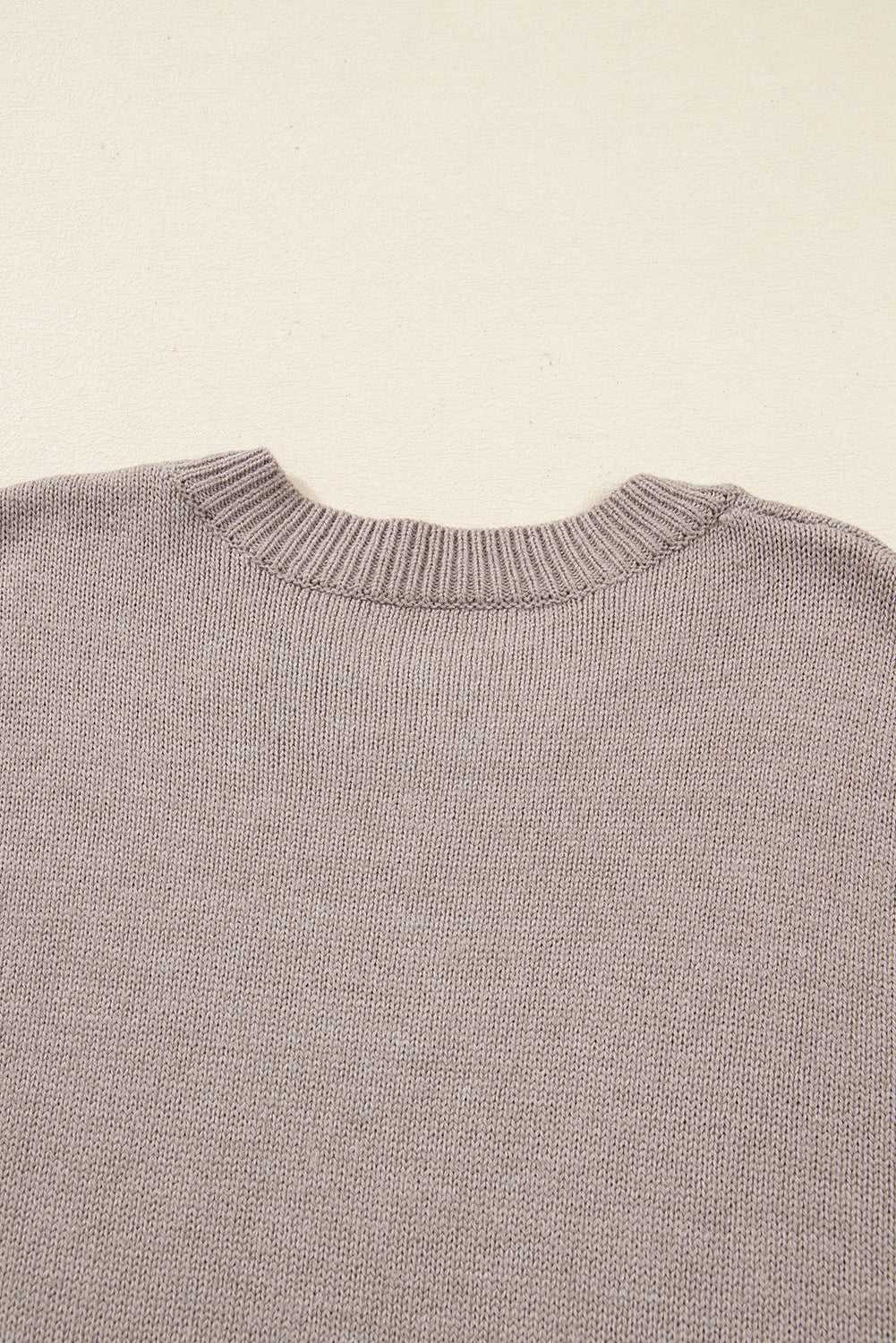 Floral Embroidered Sleeve Jumper