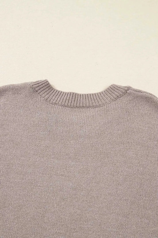 Women’s floral embroidered sleeve jumper | fashionfitz uk