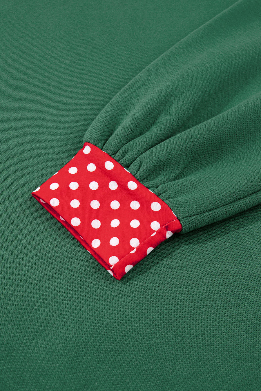Pink Polka Dot Colour Block Oversized Sweatshirt Women UK