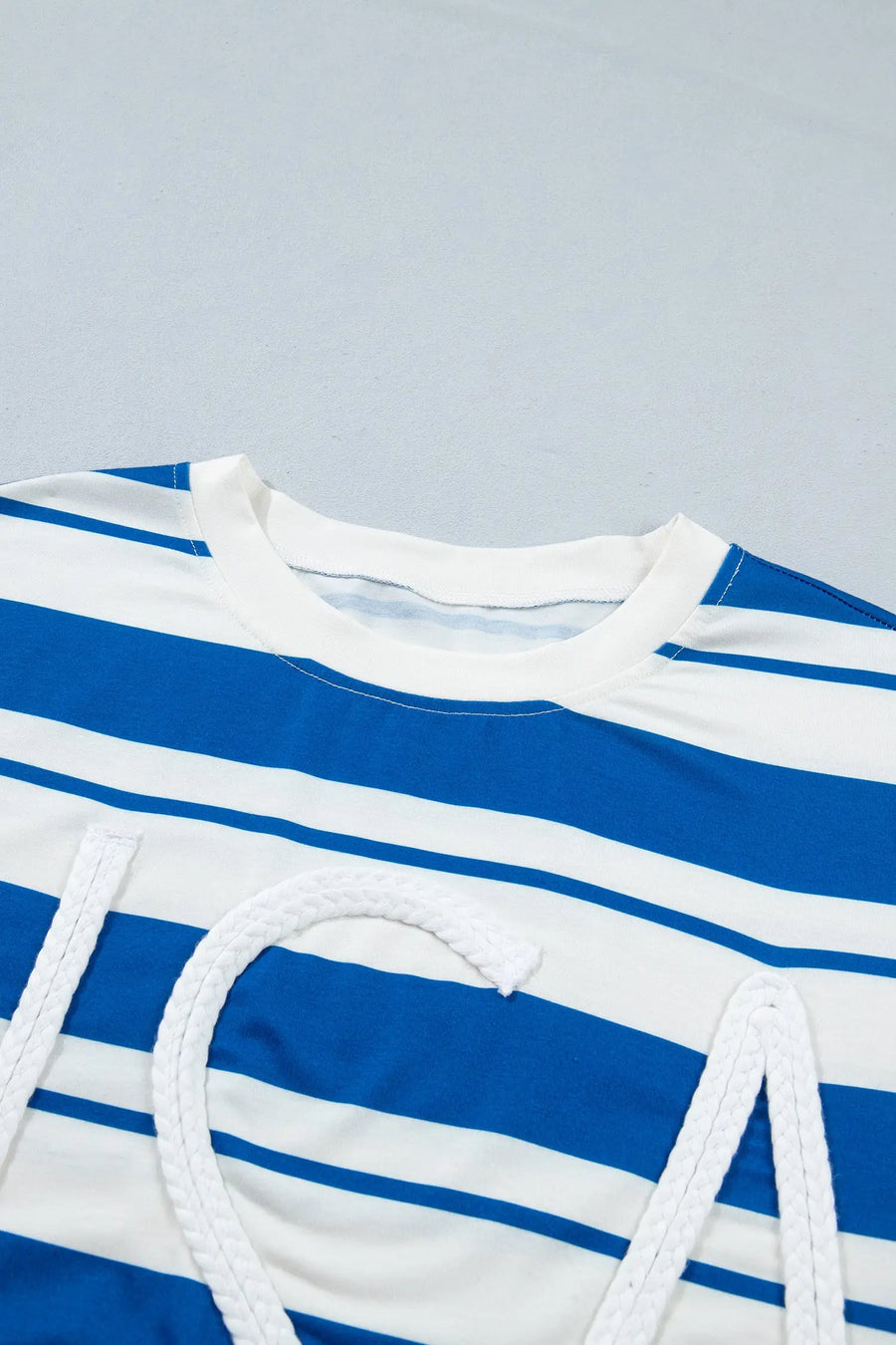 Sky Blue Racing Embroidered Patchwork Sweatshirt Women UK