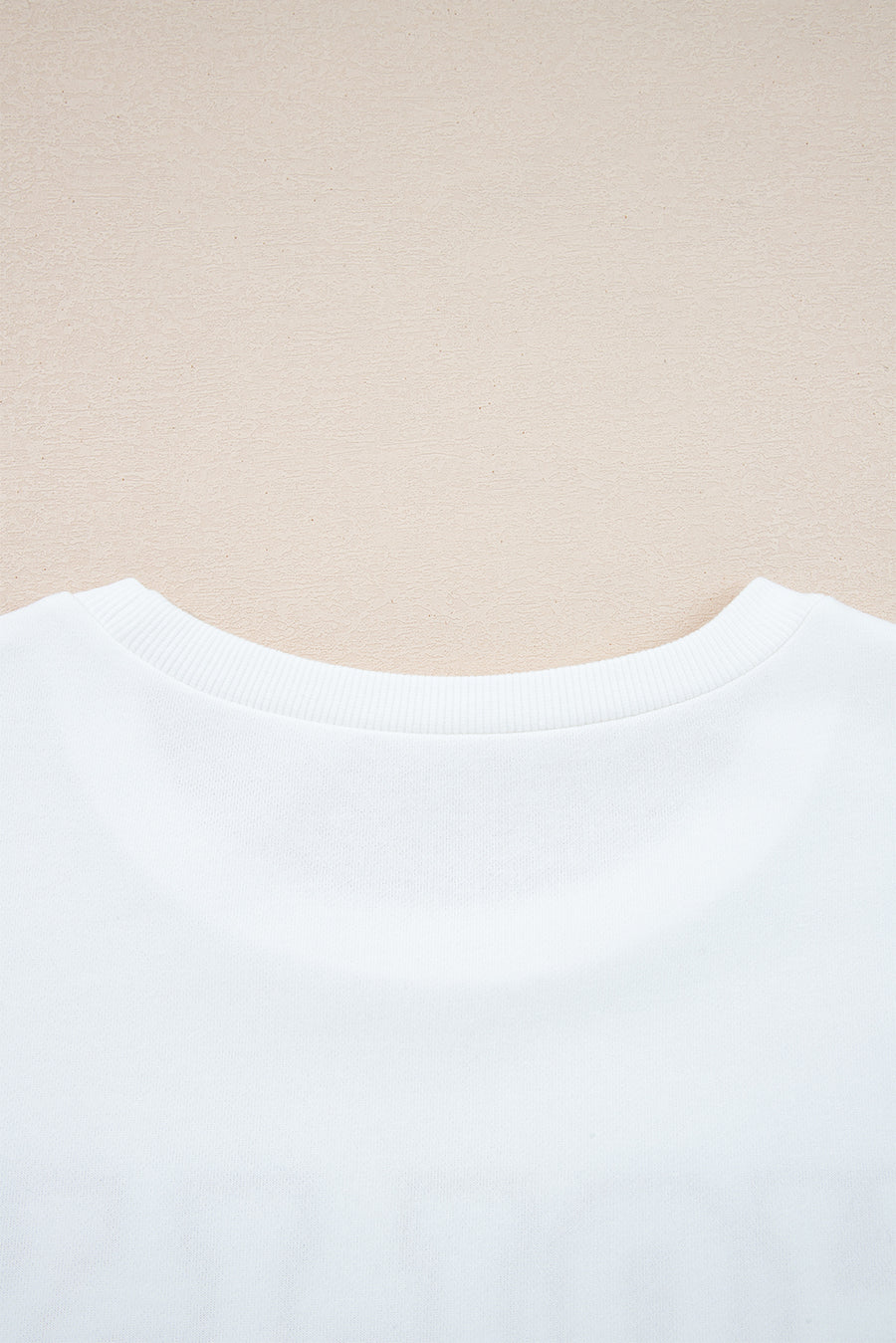 White HOLLY JOLLY Embroidered Graphic Pullover Sweatshirt