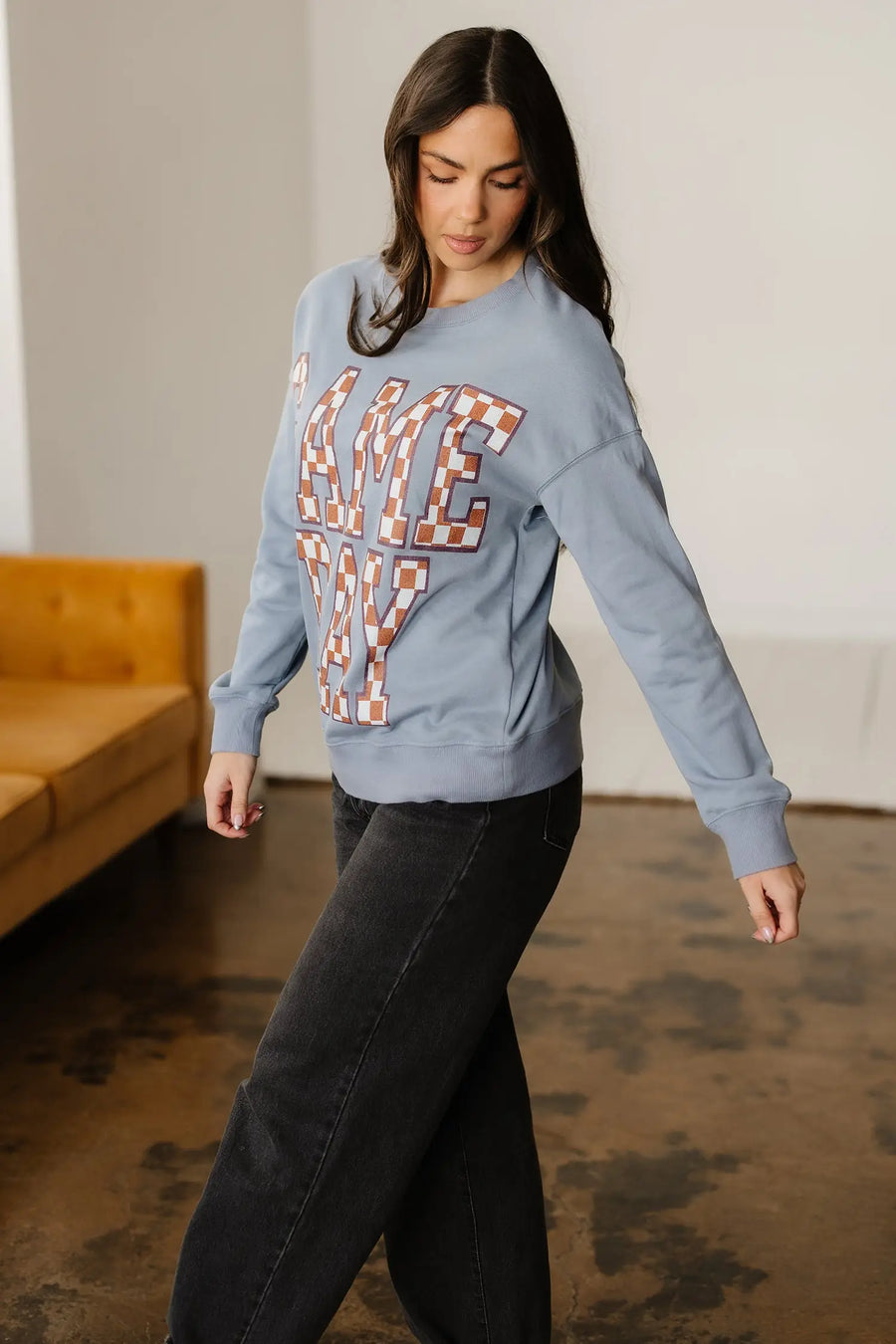 Pink Bow Sequin XOXO Letter Graphic Exposed Seam Sweatshirt Women UK