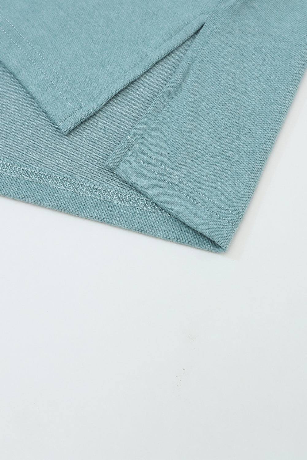 Green Colorblock Bishop Sleeve Top - Striped Casual Chic