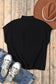 Ribbed Knit Short Sleeve Sweater - Patch Pocket - Fashionfitz
