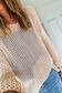 Smoke Gray Crochet Summer Jumper