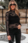 Sheer Floral Lace Top