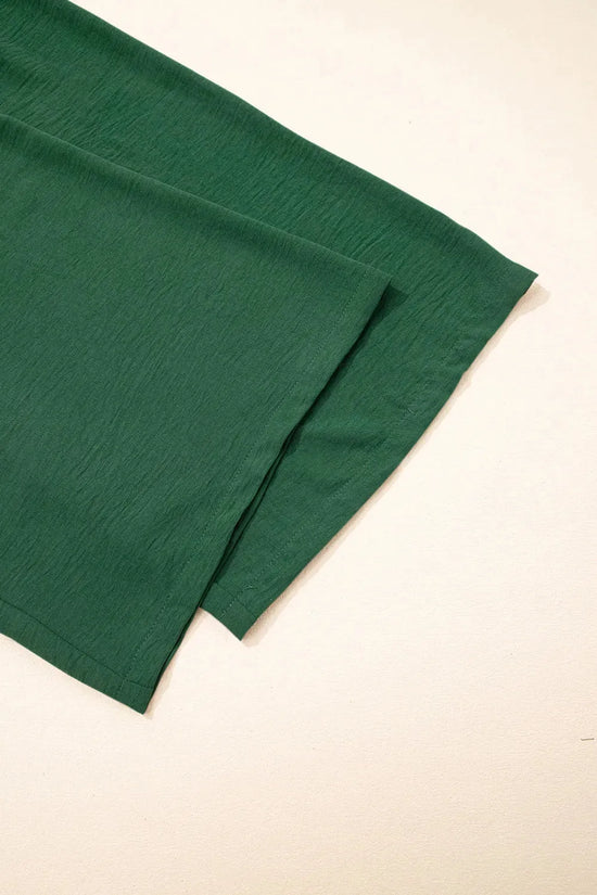 Smocked Wide Leg Jumpsuit - Fashionfitz