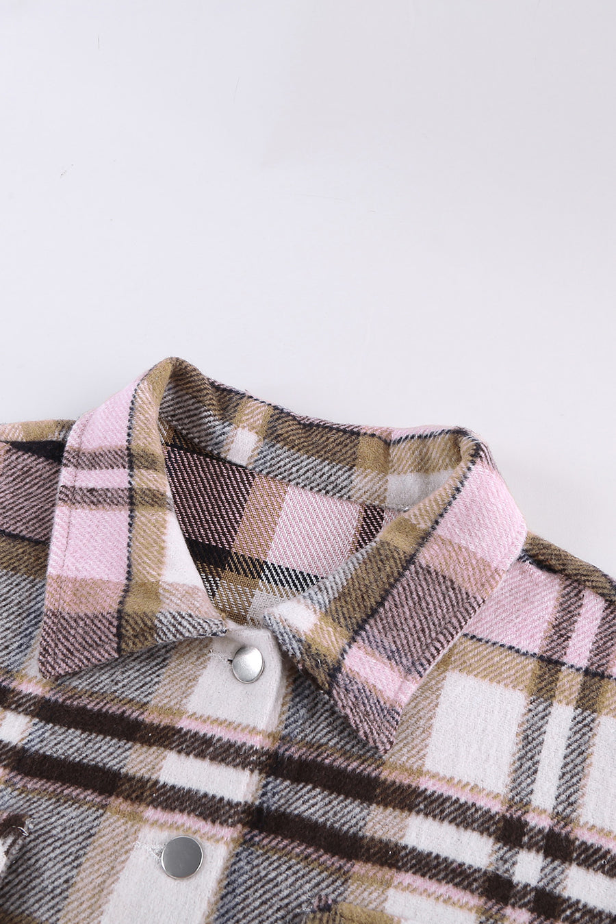 Oversized Plaid Shacket Women UK