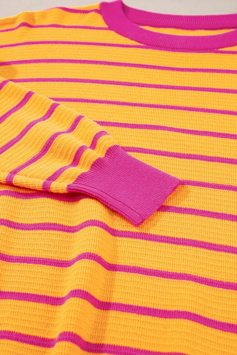 Stripe hug sweater - stylish loose fit | cozy design