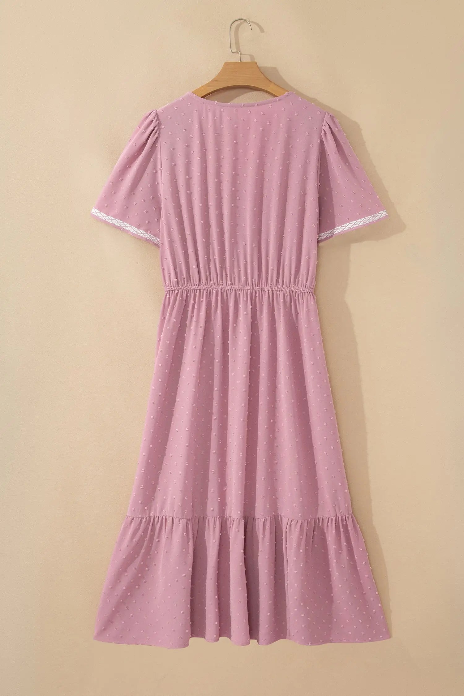 Curve swiss dot smocked midi dress dresses
