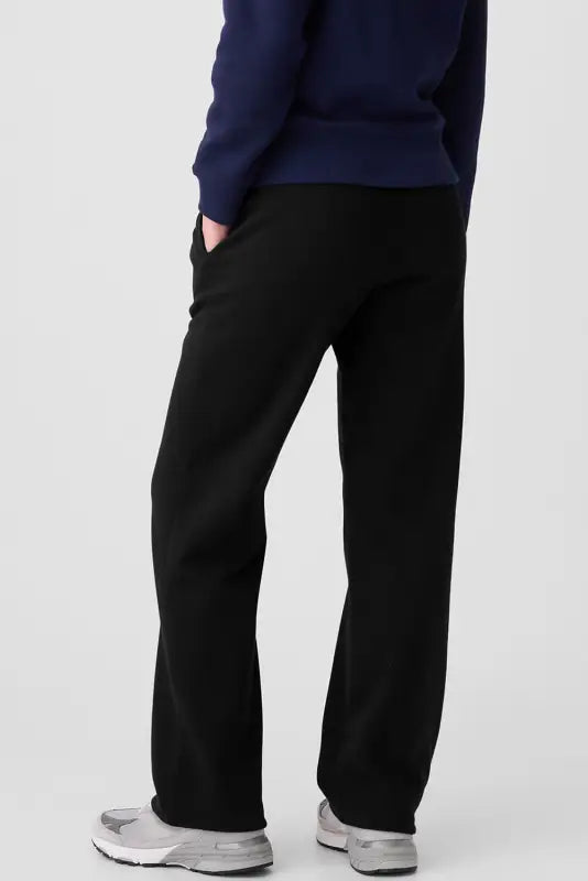 Easytone fleece lined trousers - black | fashionfitz