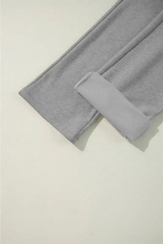 Easytone fleece lined trousers - light grey | fashionfitz