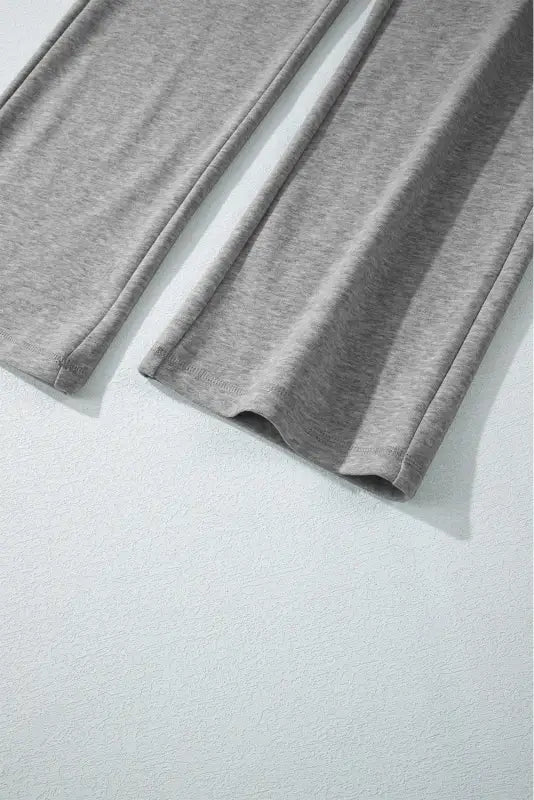 Easytone fleece lined trousers - light grey | fashionfitz