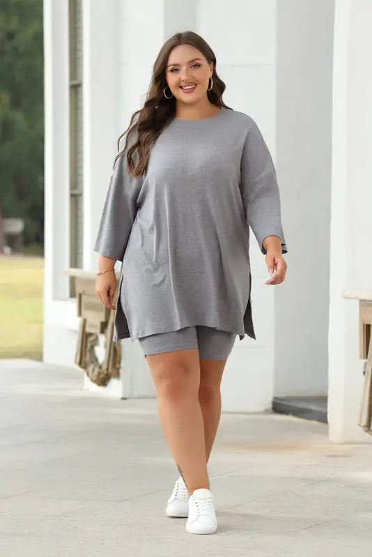 Easytrend tunic and shorts set | loungewear | fashionfitz