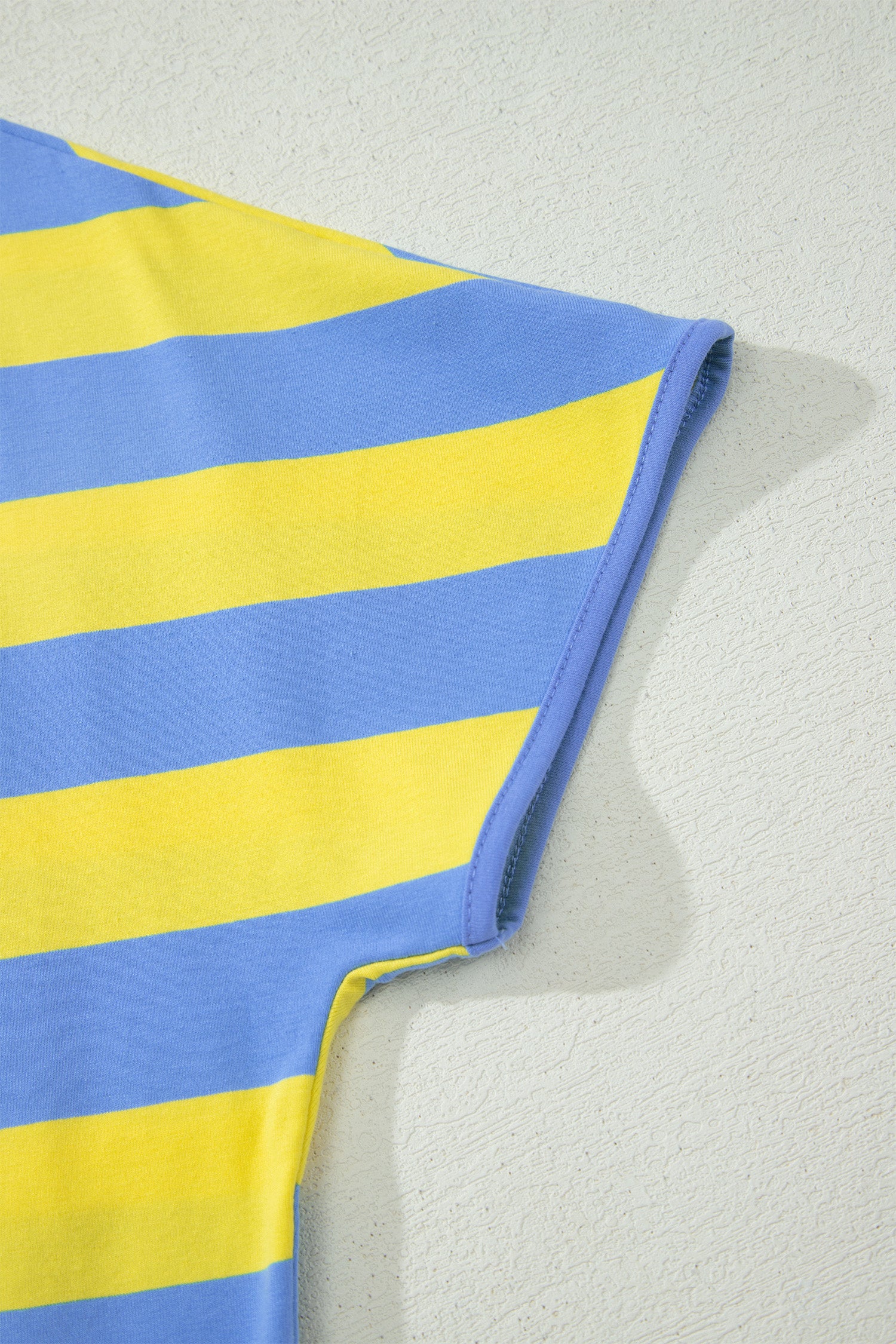 Yellow Stripe Dolman Tee & Drawstring Skort Athletic Set Women UK