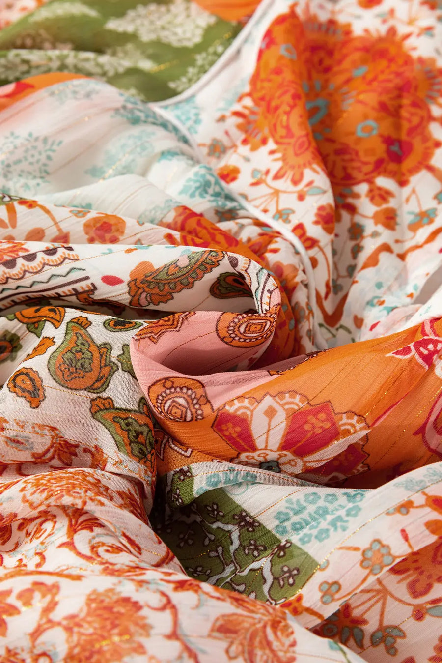 Paisley breeze chiffon dress - boho style