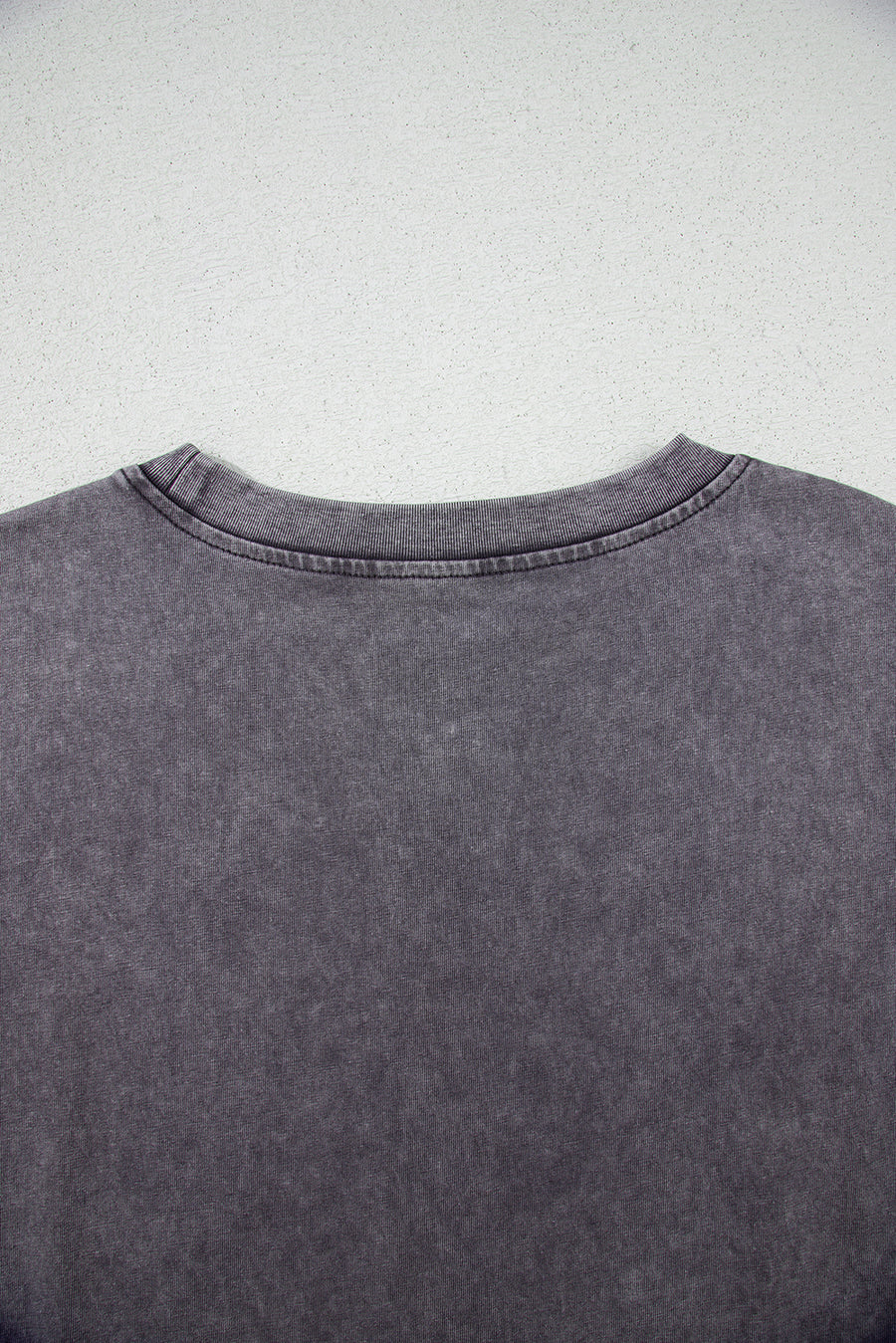 Medium Grey TEXAS Steer Head Graphic Mineral Wash Oversized T Shirt