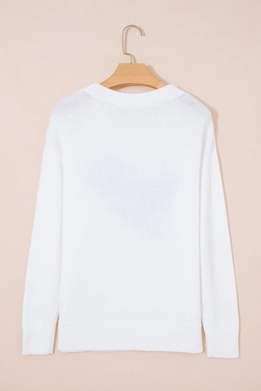 Mallard Print Drop Shoulder Pullover Sweater Women UK — second colourway | Fashionfitz UK