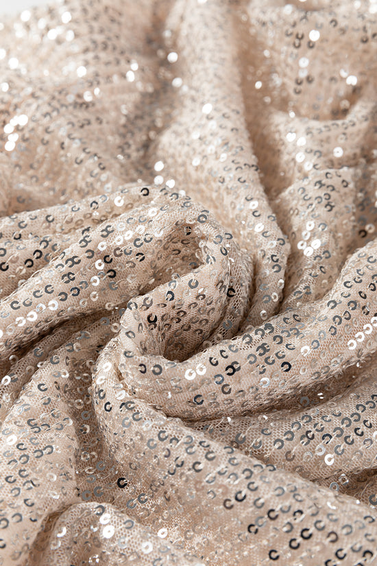 Open Back Sequin Party Top – Bell Sleeves