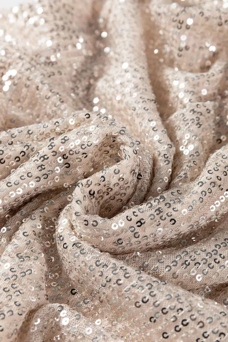 Open Back Sequin Party Top – Bell Sleeves