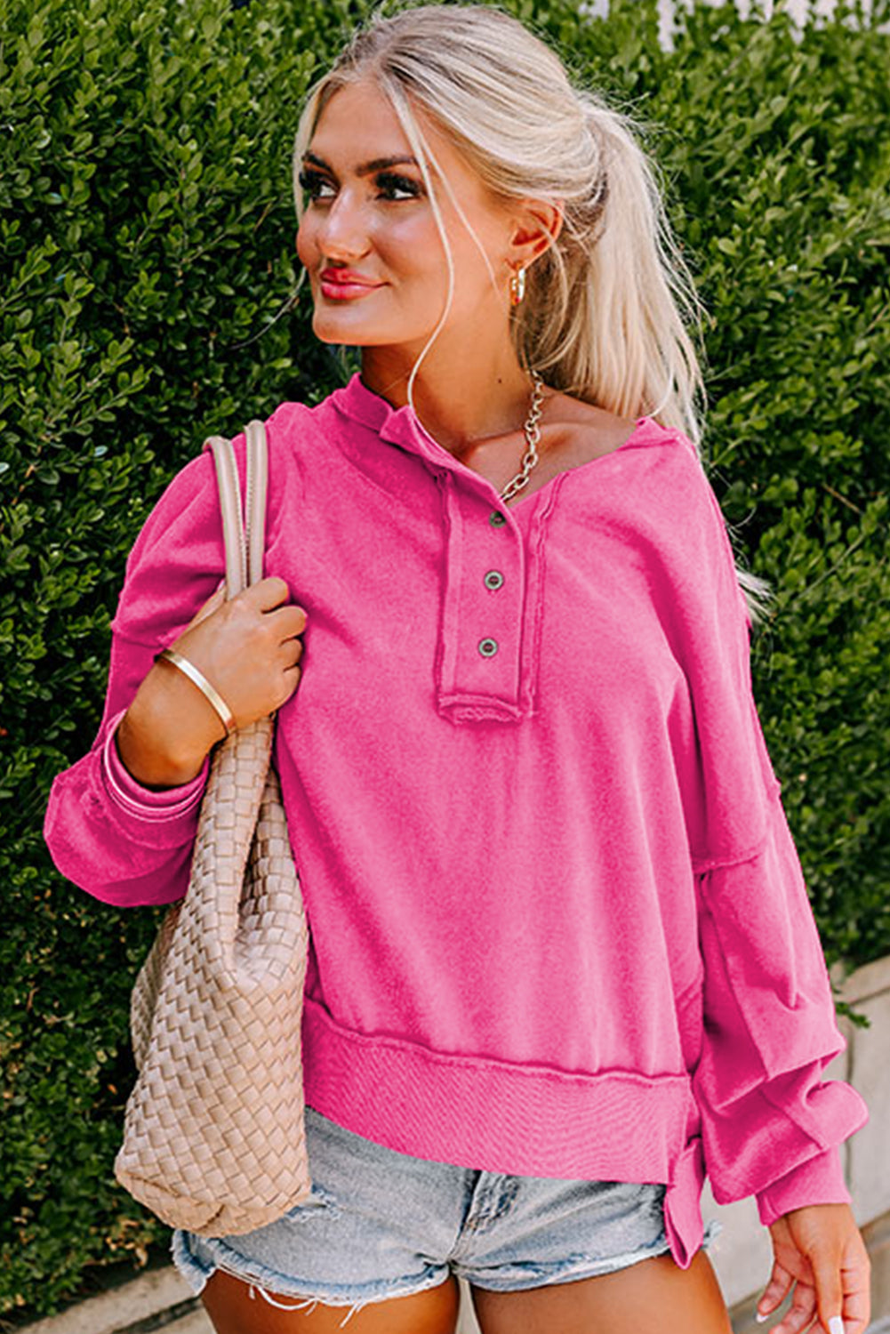 Wide Sleeve Tunic Top