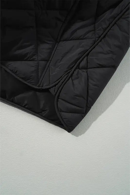 Eclipse noir quilted vest