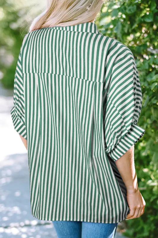 Eco chic striped shirt - tops/blouses & shirts