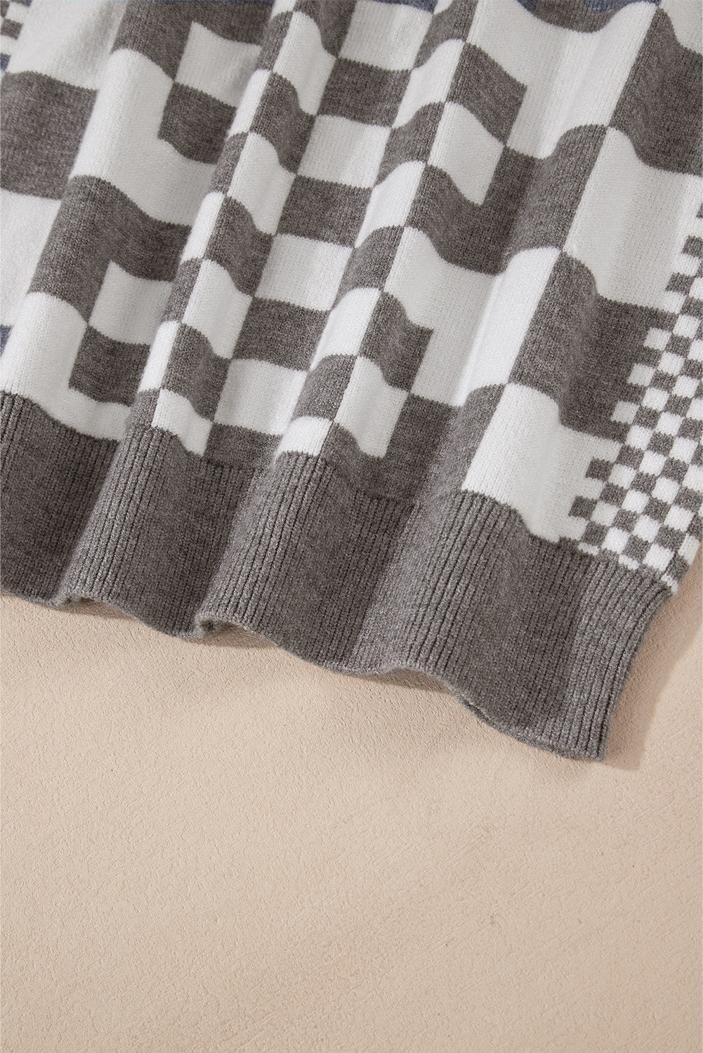 Smoky Plaid Soft Knit Jumper